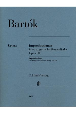 Bartók 巴托克 即兴曲，根据匈牙利乡间歌曲而作，op. 20，Nr. I - VIII HN 1405