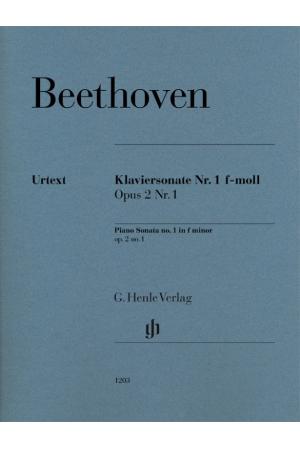 BEETHOVEN 贝多芬 f小调第一钢琴奏鸣曲 op. 2 no. 1 HN 1203