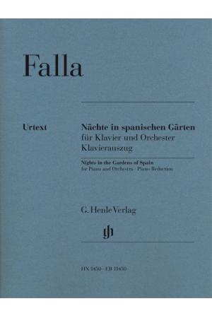   FALLA 曼努埃尔·德·法雅 西班牙花园之夜，为钢琴与乐队而作 HN 1450