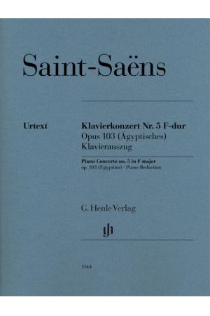 SAINT-SAENS 圣-桑 F大调第五钢琴协奏曲，op. 103 HN 1144