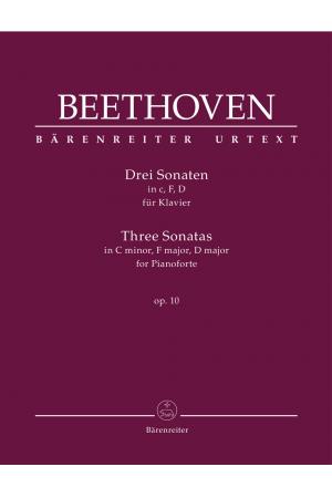  Beethoven 贝多芬 三首钢琴奏鸣曲 op.10 BA 10857