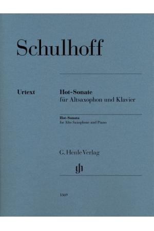 SCHULHOFF 舒尔霍夫 “Hot”奏鸣曲--中音萨克斯与钢琴 HN 1369