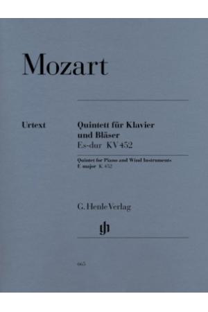 莫扎特 降E大调五重奏 KV 452 钢琴双簧单簧管圆号和大管 HN 665
