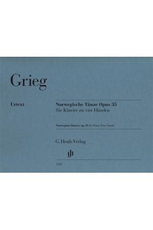 GRIEG 格里格 挪威舞曲 op. 35（四手联弹） HN 1283