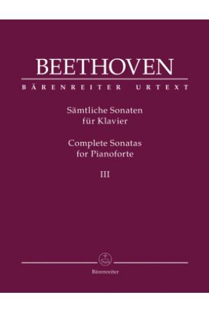 Beethoven 贝多芬 钢琴奏鸣曲全集 第三集 BA 11843