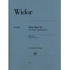 WIDOR 维多尔 长笛和钢琴组曲 op. 34 HN 1218