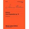 勃拉姆斯 两首狂想曲 op. 79  UT50007
