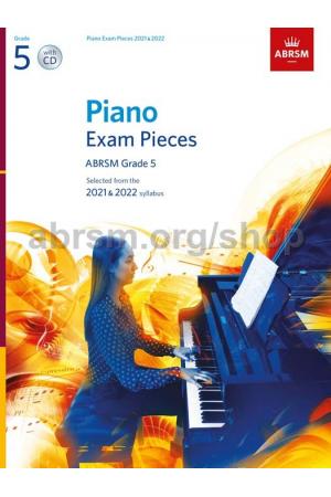 英皇考级 : 2021&2022钢琴精选曲目第5级 附CD（英文版）