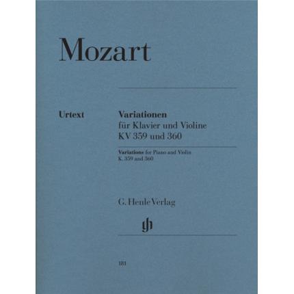 MOZART 莫扎特 小提琴变奏曲 HN 181