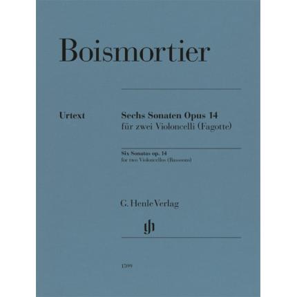 BOISMORTIER 博伊斯莫蒂尔 六首奏鸣曲--为两把大提琴(低音提琴)而作，作品14 HN 1599