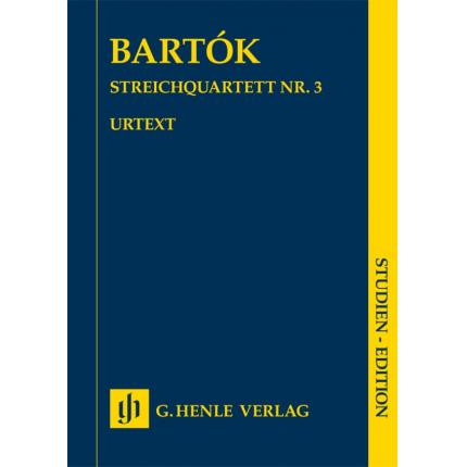 预售 BARTÓK 贝拉·巴托克 Streichquartett Nr. 3 第三弦乐四重奏 总谱 HN 7423