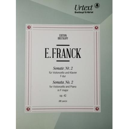 Franck 弗朗克 F大调第二大提琴奏鸣曲 Nr. 2  op. 42  EB 32072