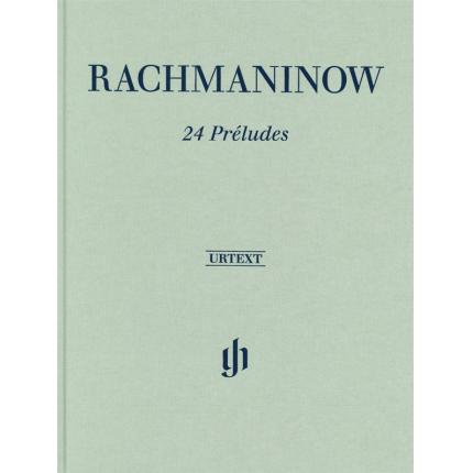  Rachmaninoff 拉赫玛尼诺夫 24首钢琴前奏曲（精装） HN 1520
