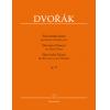 Dvorak 德沃夏克 《斯拉夫舞曲》钢琴二重奏 第二集 OP.72  BA 9548