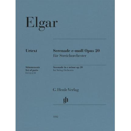  ELGAR 埃尔加 E小调弦乐小夜曲 Op.20 分谱 HN 3312