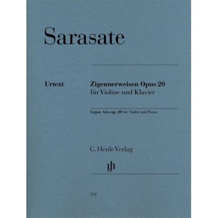 SARASATE 萨拉萨蒂 吉卜赛之歌 op. 20 （为小提琴和钢琴而作）HN 573 