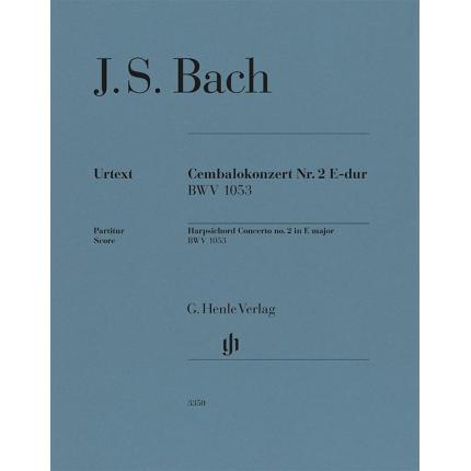  J S BACH巴赫  E大调第2羽管键琴协奏曲 BWV 1053 （指挥总谱）HN 3350